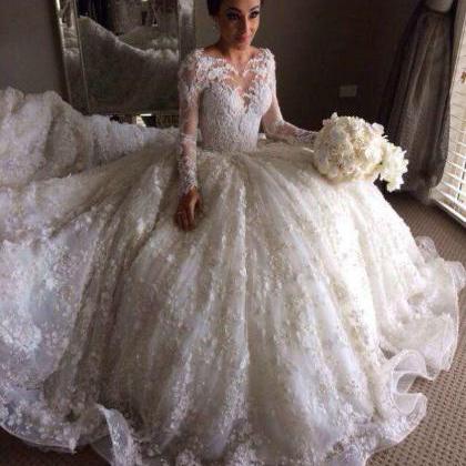 Ball Gown Wedding Dress, Elegant Wedding Gowns,..