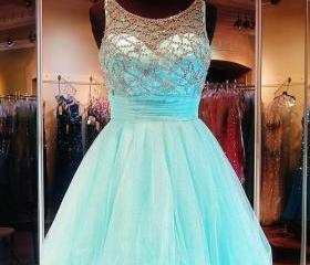 Homecoming Dresses With Crystals, Blue Homecoming Dresses, 8th Grade ...
