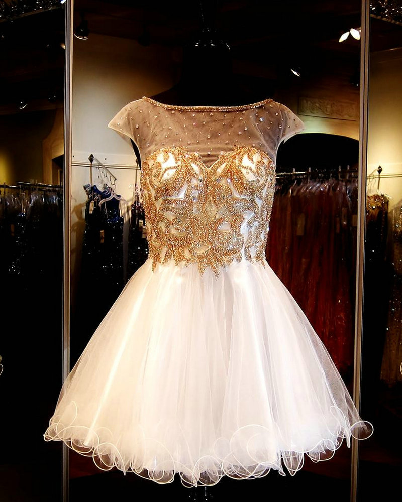 Bling Cocktail Dress, Cocktail Dress Aline , Dresses White,